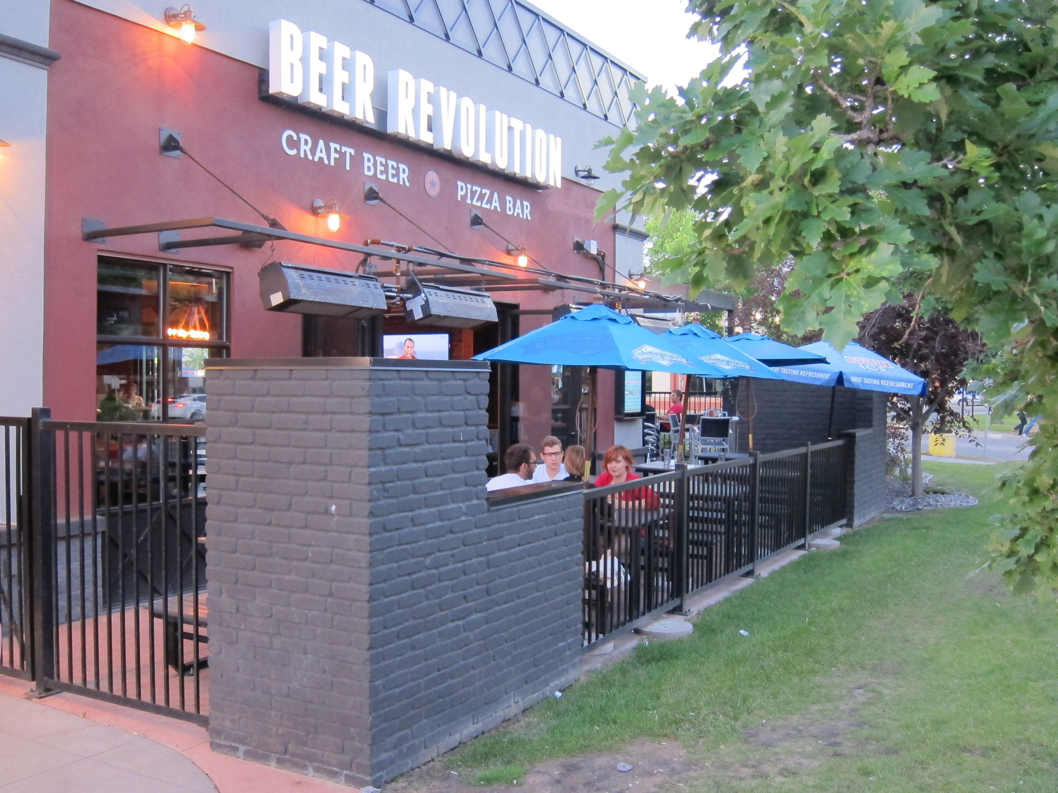Edmonton Patio Hop Beer Revolution