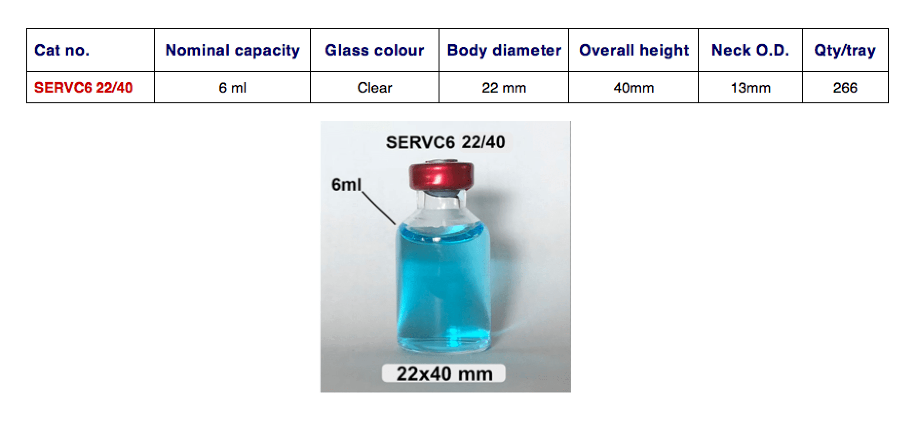 6ml GLASS SERUM VIALS (crimp finish) Bacteriostatic Water Supply Co Australia