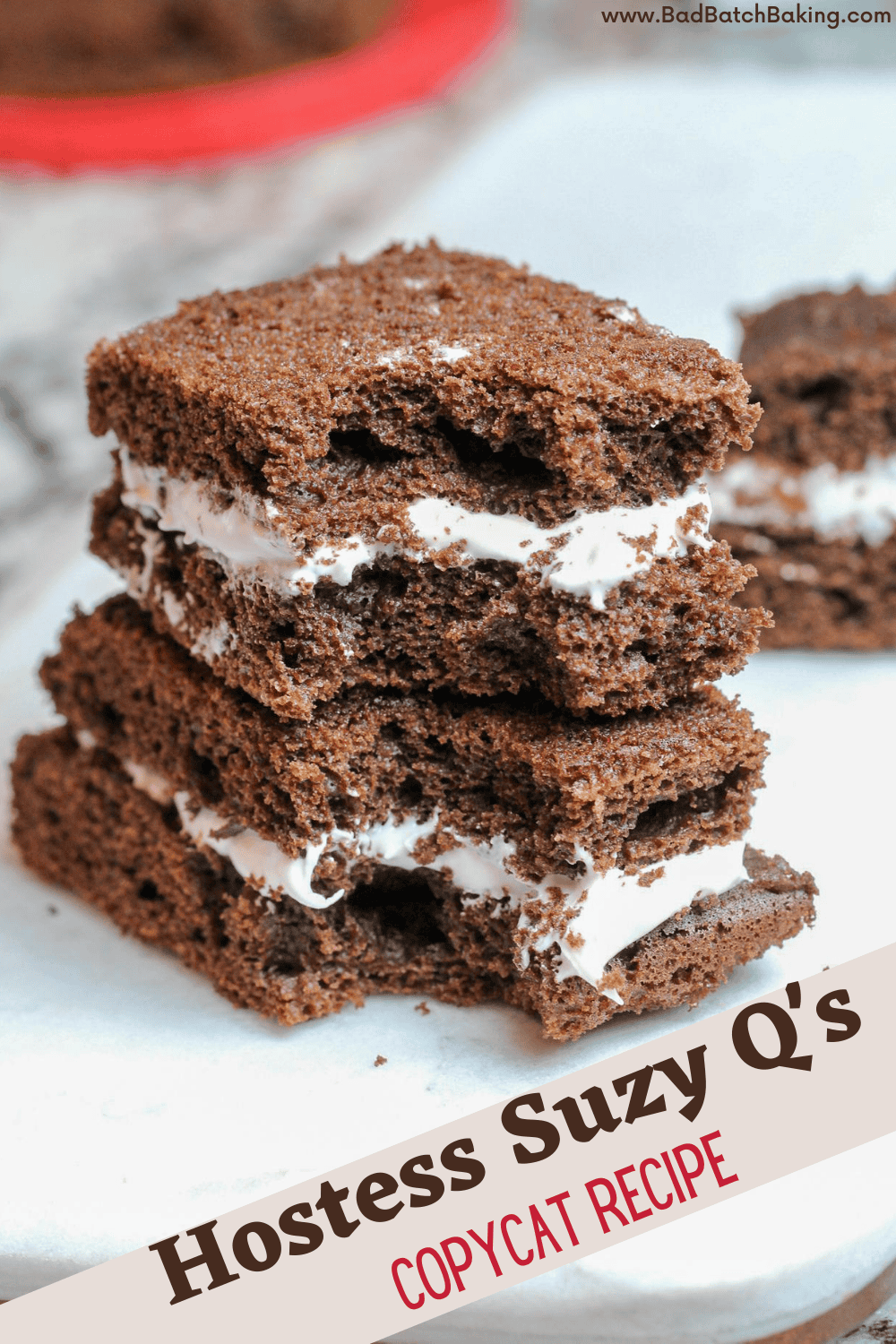 Hostess Suzy Q's Copycat Recipe Bad Batch Baking Restaurant Copycat