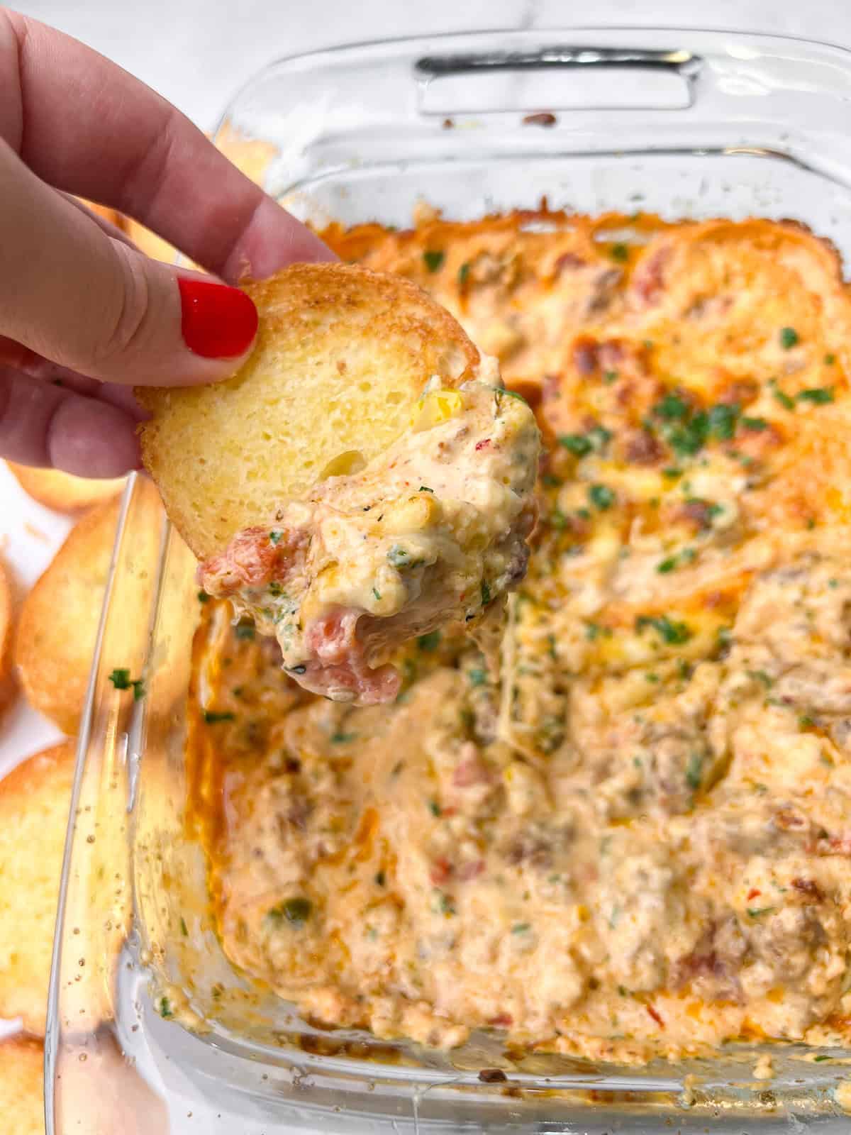 Spicy Italian Sausage Dip Bad Batch Baking Restaurant Copycat
