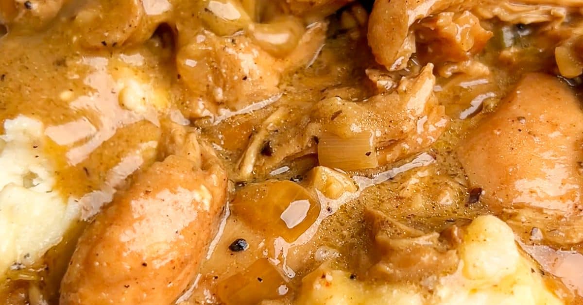 Smothered Chicken and Gravy Bad Batch Baking Restaurant Copycat