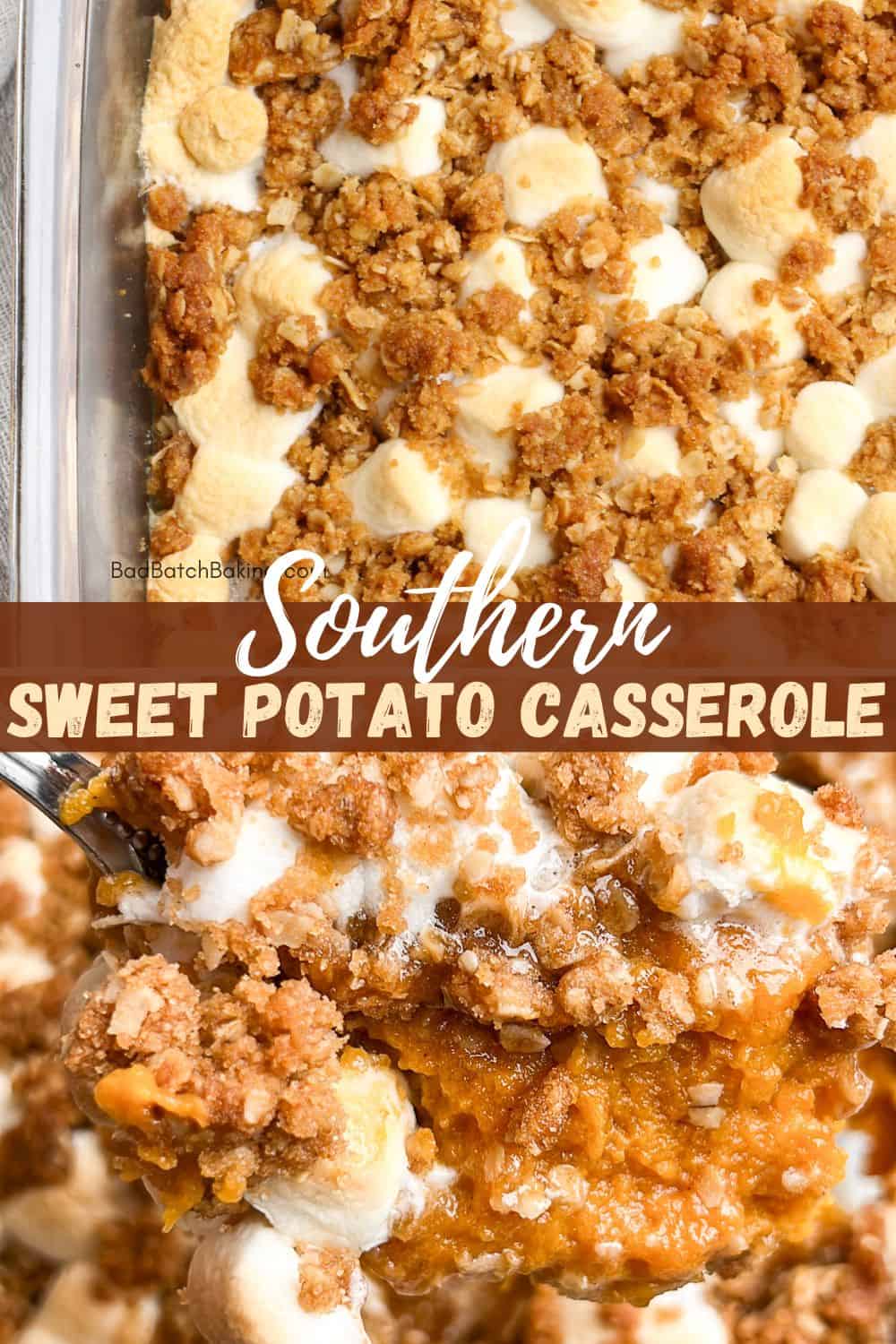 Southern Sweet Potato Casserole Bad Batch Baking Restaurant Copycat