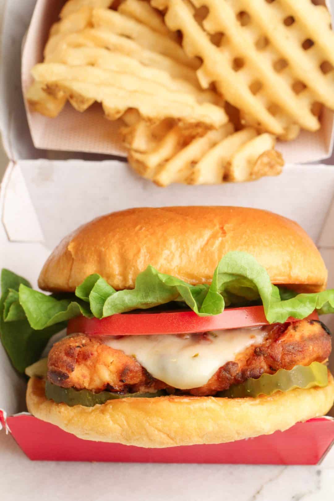 Spicy ChickfilA Sandwich Recipe (Air Fryer Friendly) Bad Batch Baking