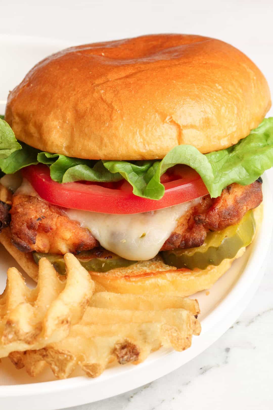 Spicy ChickfilA Sandwich Recipe (Air Fryer Friendly) Bad Batch Baking