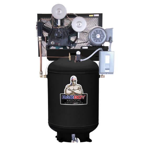 SANDBLASTING 10HP Compressor BADBOY Blasters