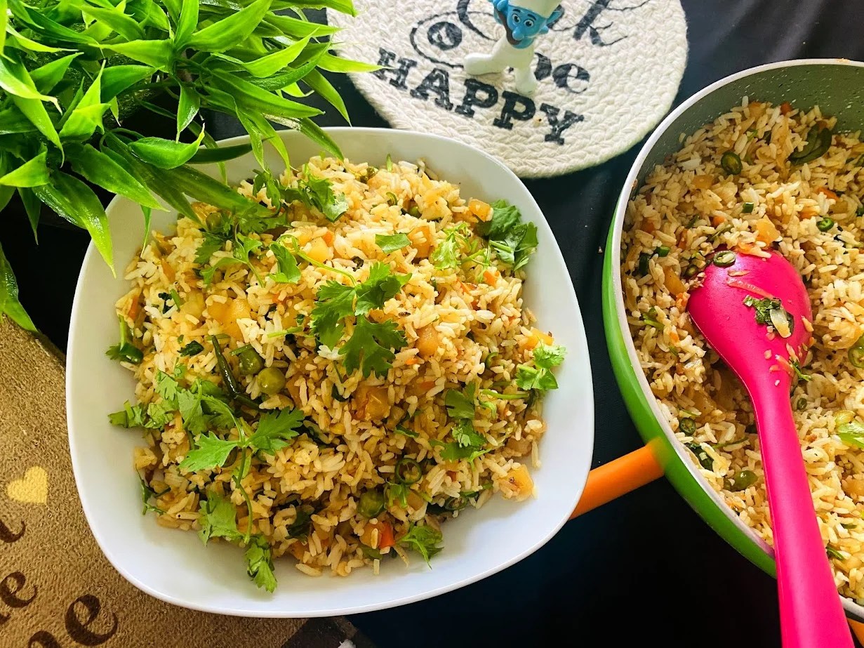 Quick and Delicious Mixed Vegetables Rice in 15 Minutes! All Things
