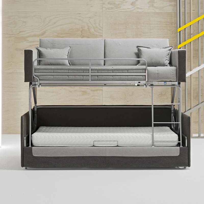 loftsäng med soffa Kupé Våningssäng - Bäddsofflagret