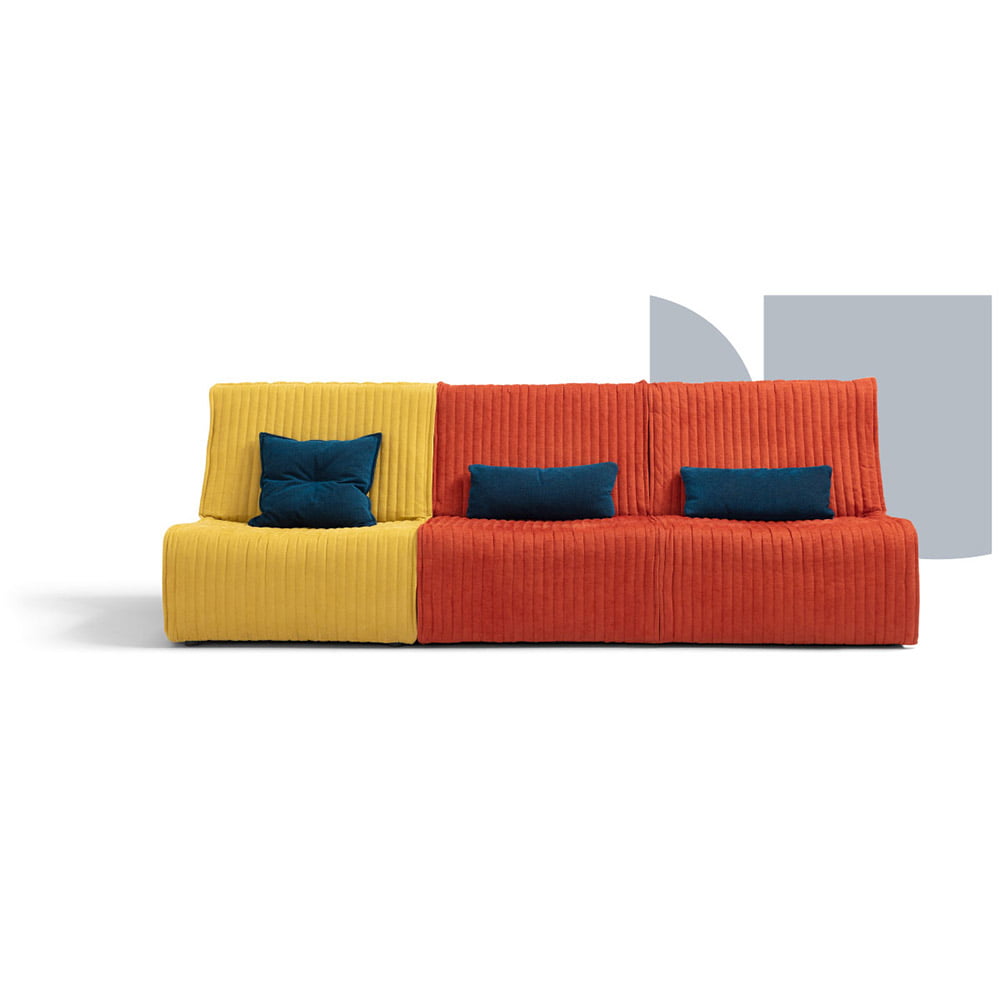 färgglad soffa Yello - Cool Bäddsoffa Med Bra Säng | Bäddsofflagret