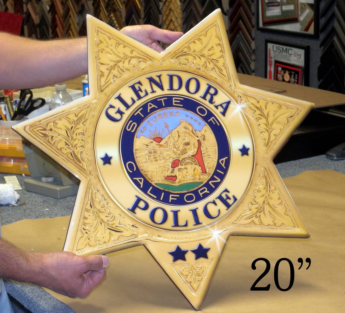 Badge and Patch Reproductions from Badge Frame