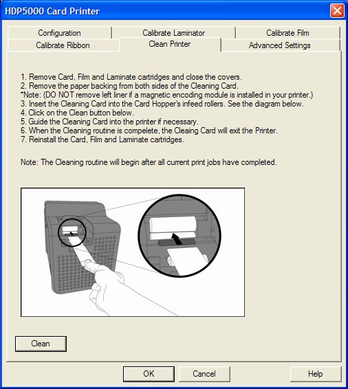 Fargo HDP5000 Cleaning Cycle | TransTech Systems, Inc