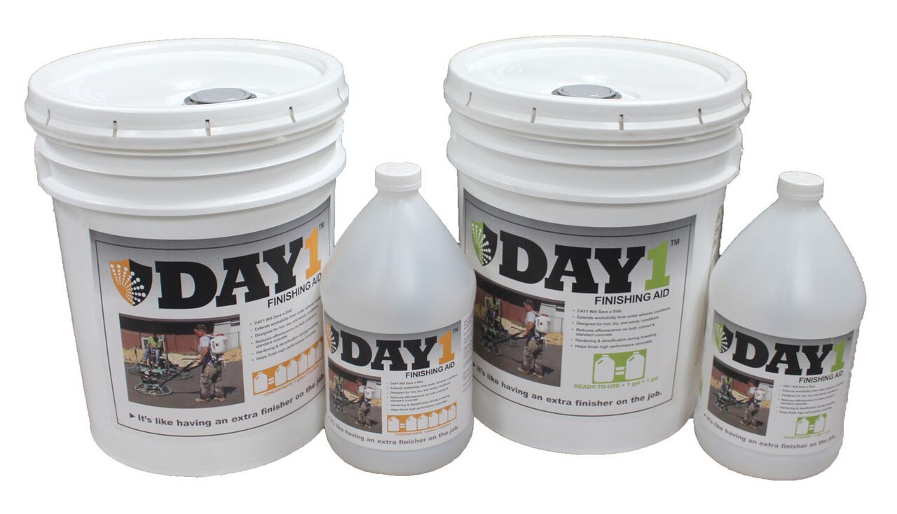 Day1 Concrete Finishing Aid 1 Gallon Concentrate Badger Contractors