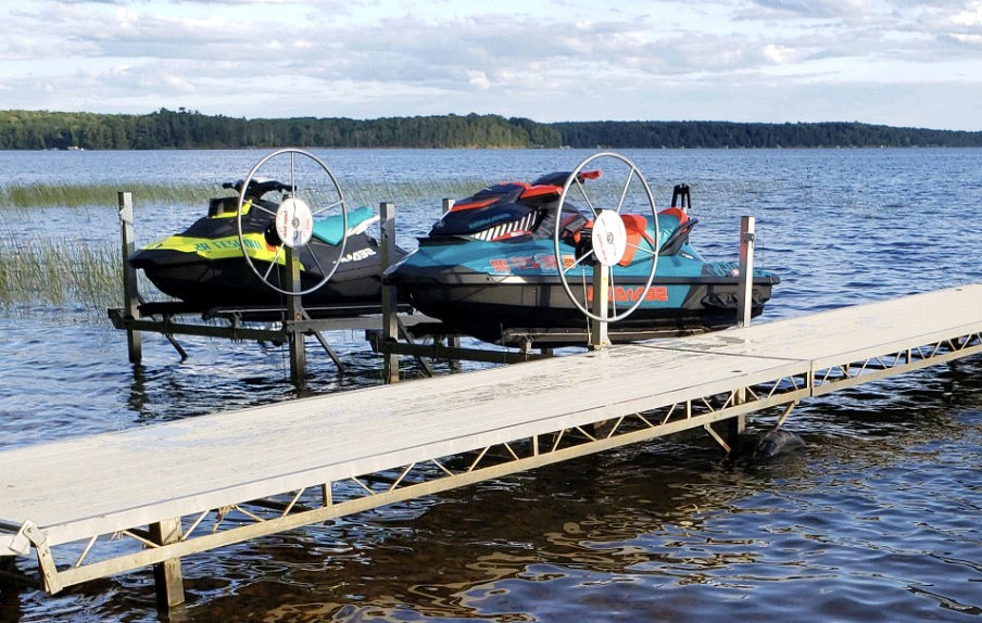 Boat and Pontoon Lifts Badger Docks Docks & Lifts Done Right