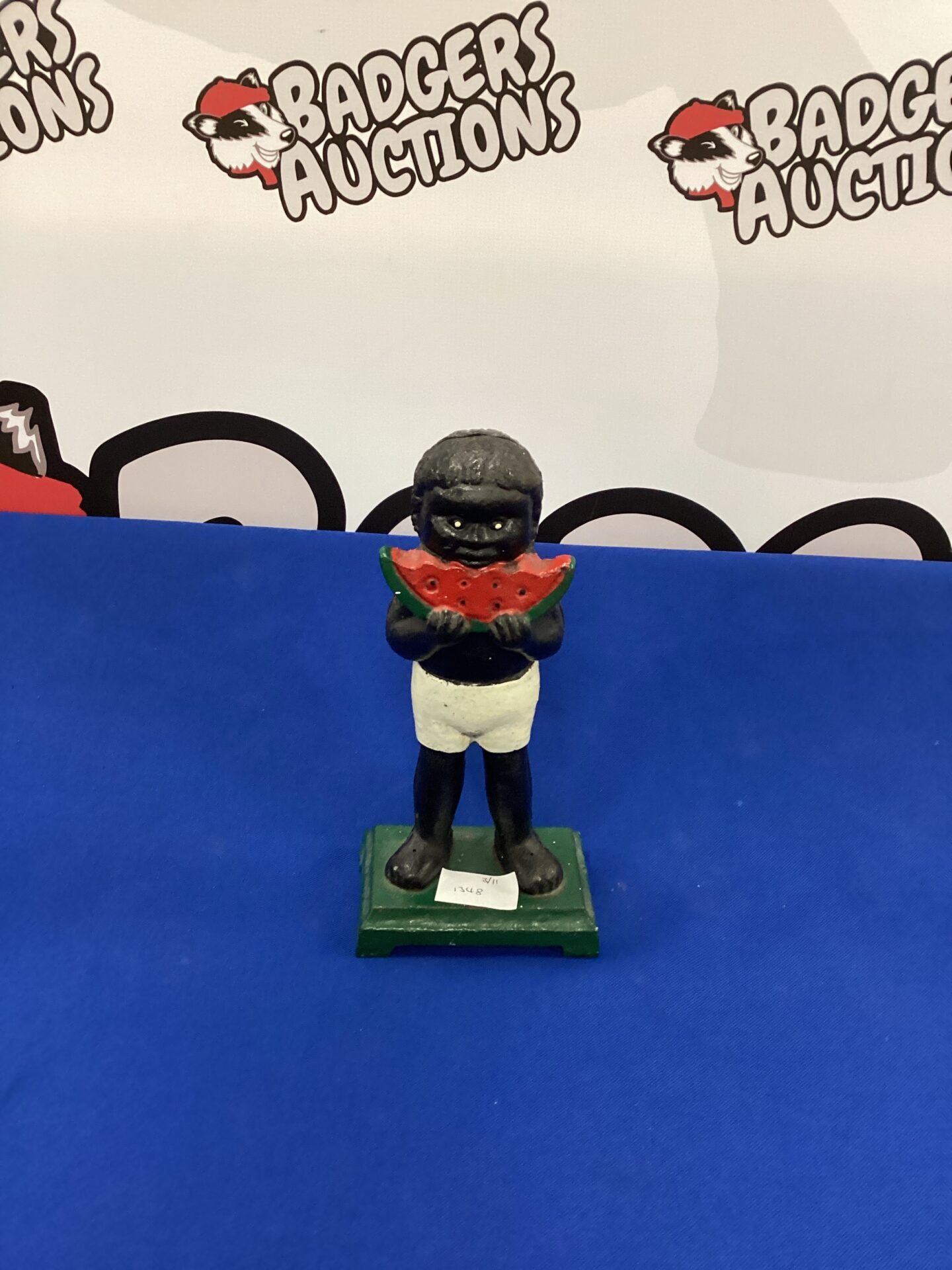 Cast Iron Door Stop Badgers Auctions Onsite and online auctions in