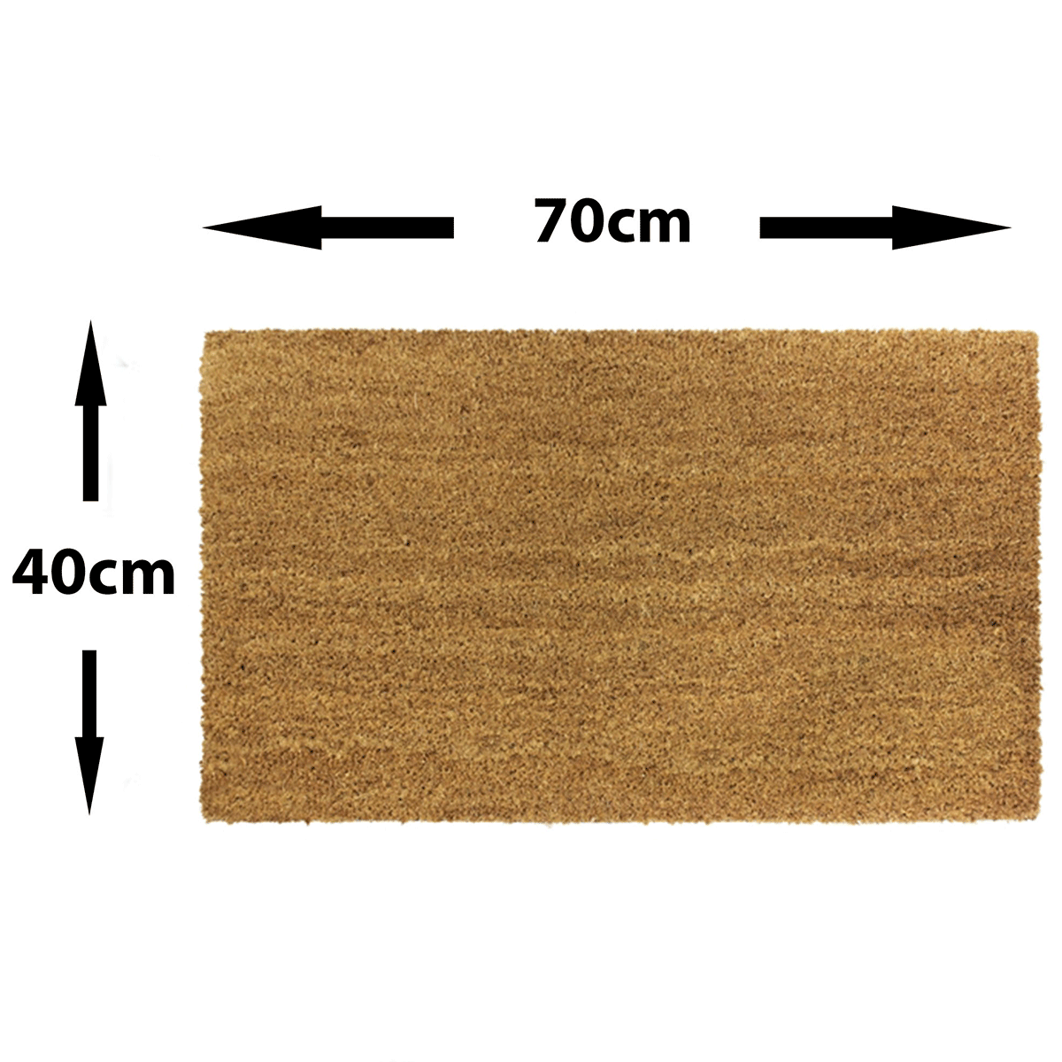 Come Back With A Warrant Funny Doormats badness.co.uk