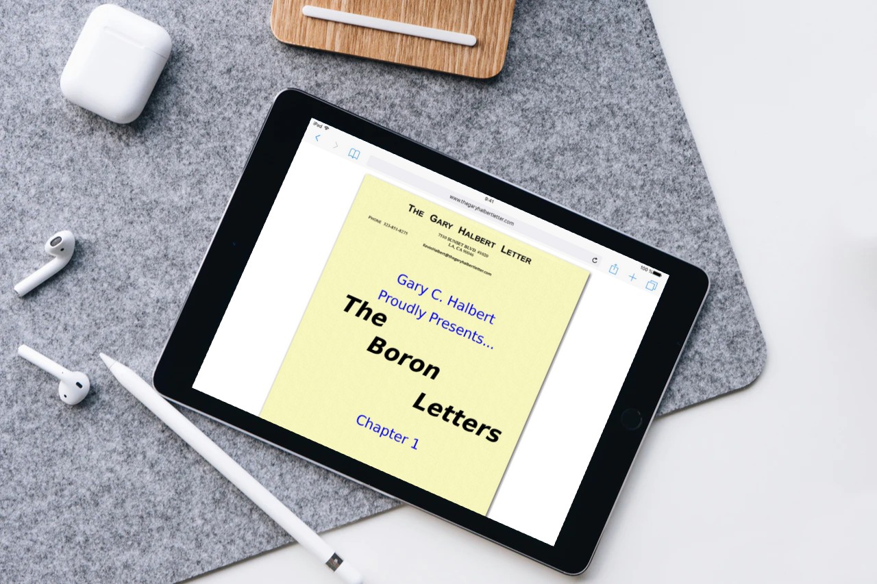 The Full Gary Halbert Boron Letters Baer On Marketing