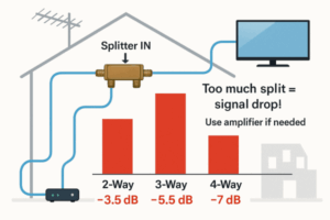 What Is a Coaxial Cable and Splitter? Structure, Use, and Setup Guide