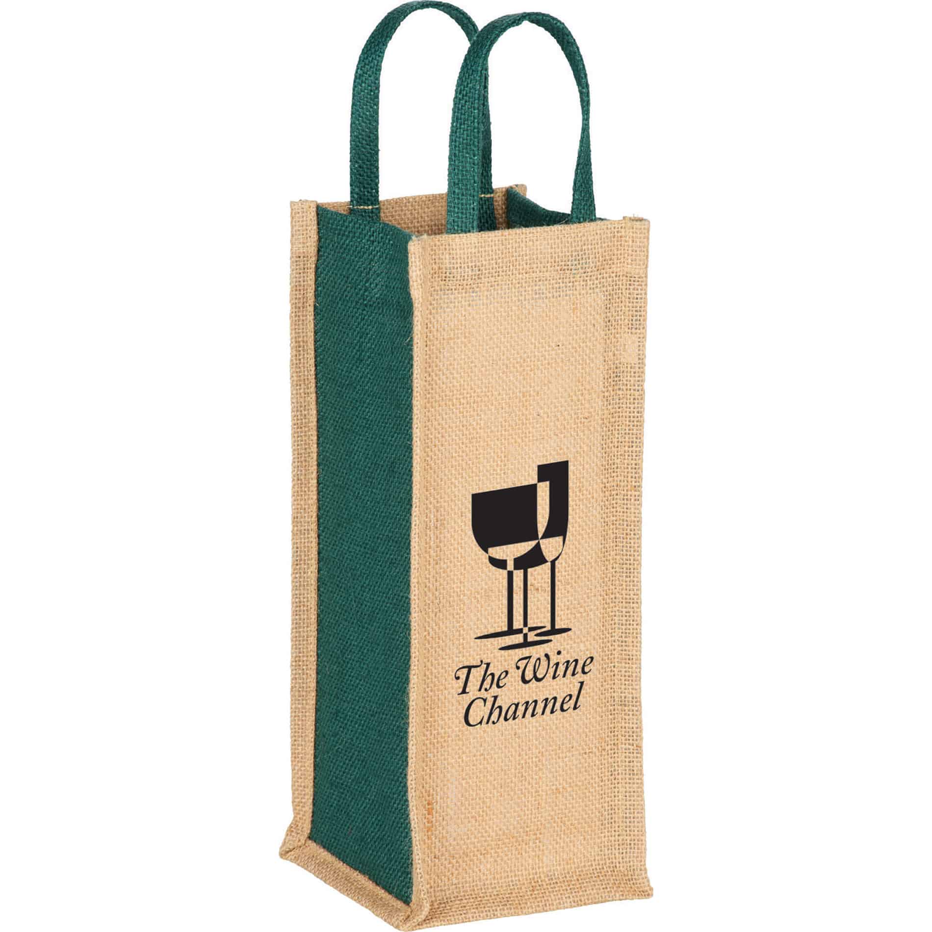 Jute Wine Bag Holds a Single Bottle Bag Ladies