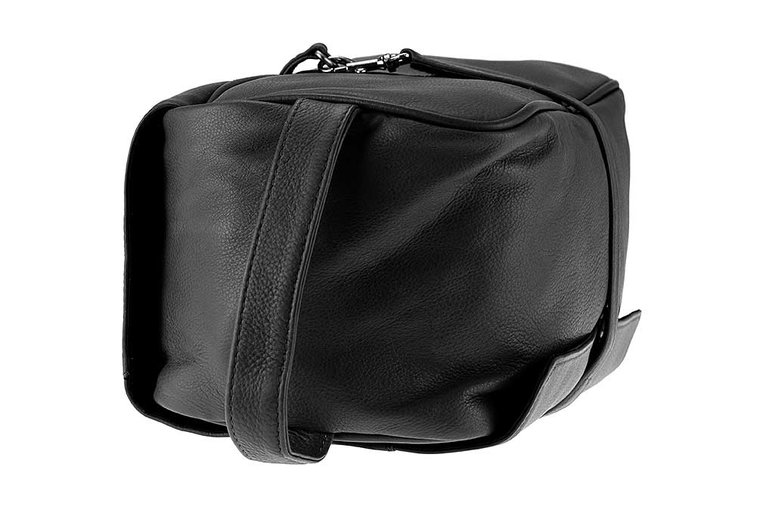 Alpenleder Kulturtasche ROLL UP in schwarz Bag Selection Zurich