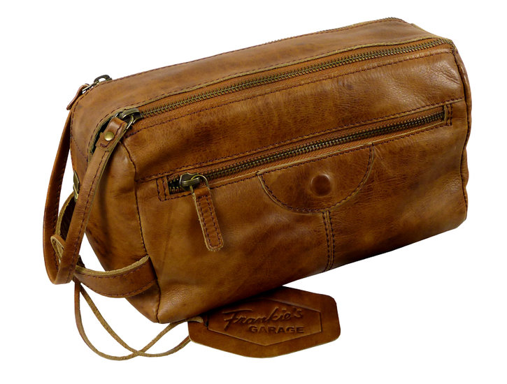 Landleder Kulturtasche Rodeowashed natural Bag Selection Zurich