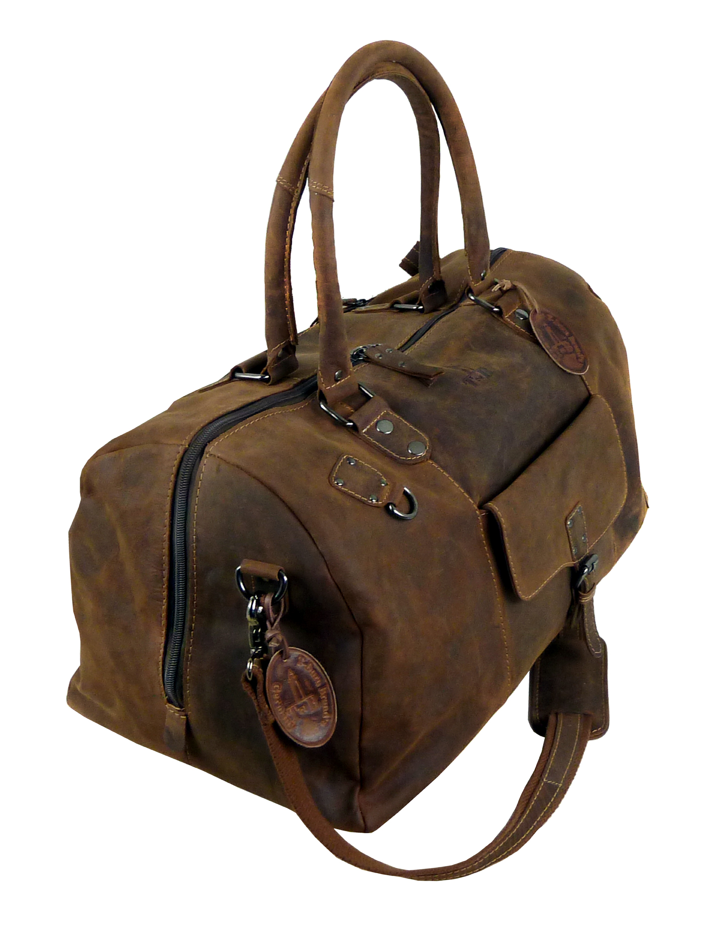 Leder Sporttasche Reisetasche Vintage Buffalo TBurn Bag Selection