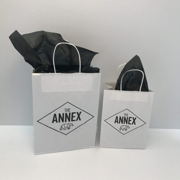 Small Quantity Custom Ink Printed Paper Shopping bags with