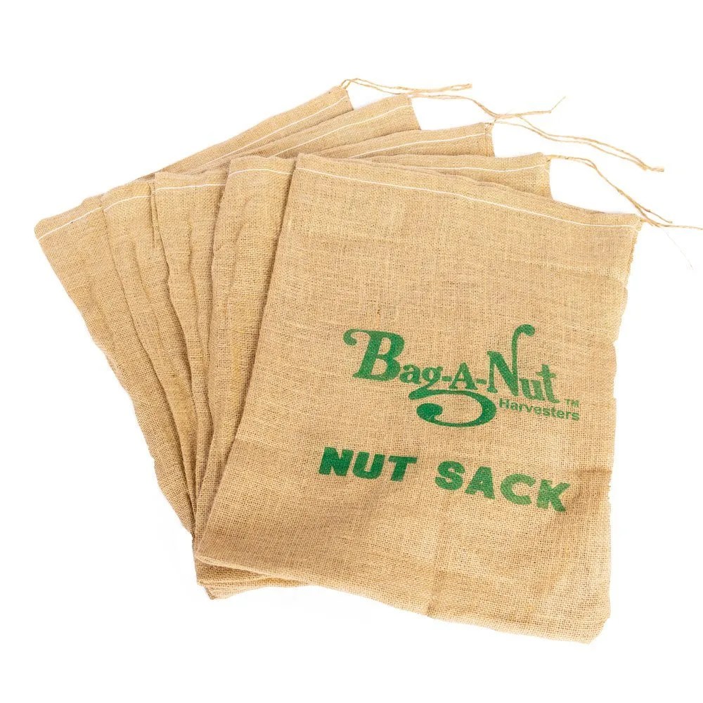 4qty Burlap Bags BagANut