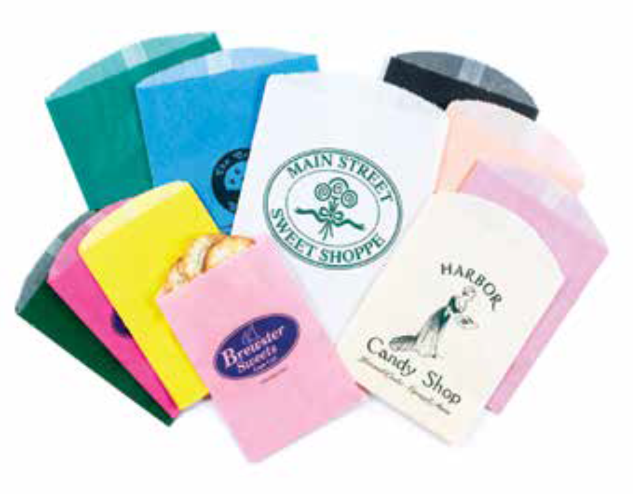 63/4 x 91/4" Gourmet Glassine Carry Out Bags 1000 Per Case Natural