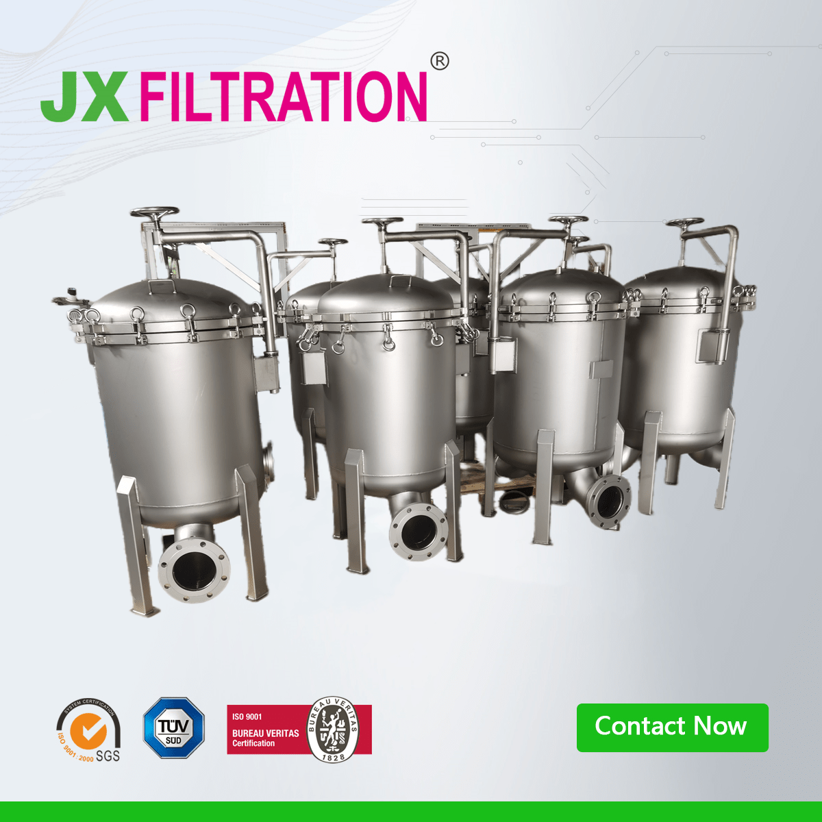 Characteristics of Each Type of Bag Filter Housing Bag Filter Housing