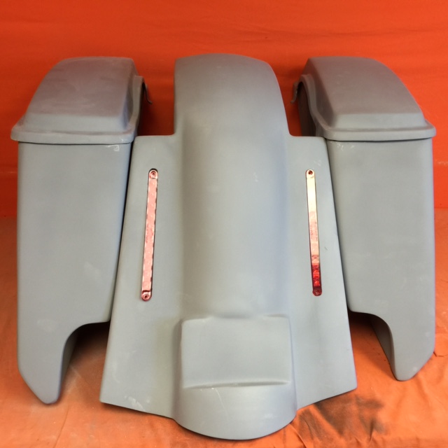 Harley Davidson 5″ Extended Saddlebags With Cut Outs Replacement LED