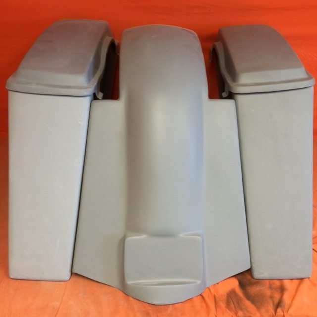 Harley Davidson 4″ Extended Stretched Saddlebags Lids & Replacement