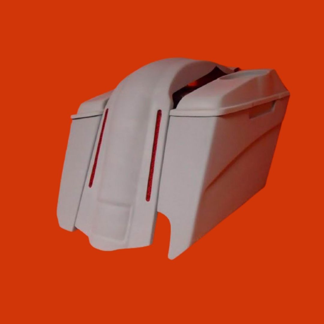 Harley Davidson 5″ Stretched Extended Saddlebags Right CutOut LED
