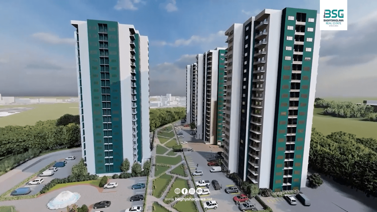 سیتی تاوەرز پرۆژەکان کۆمپانیای باغی شەقڵاوە بۆ خزمەتگوزاری عقاری