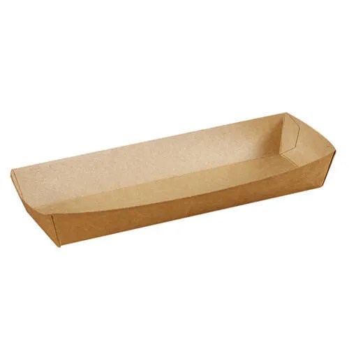 Brown Kraft Paper Food Trays Bagitan Packaging