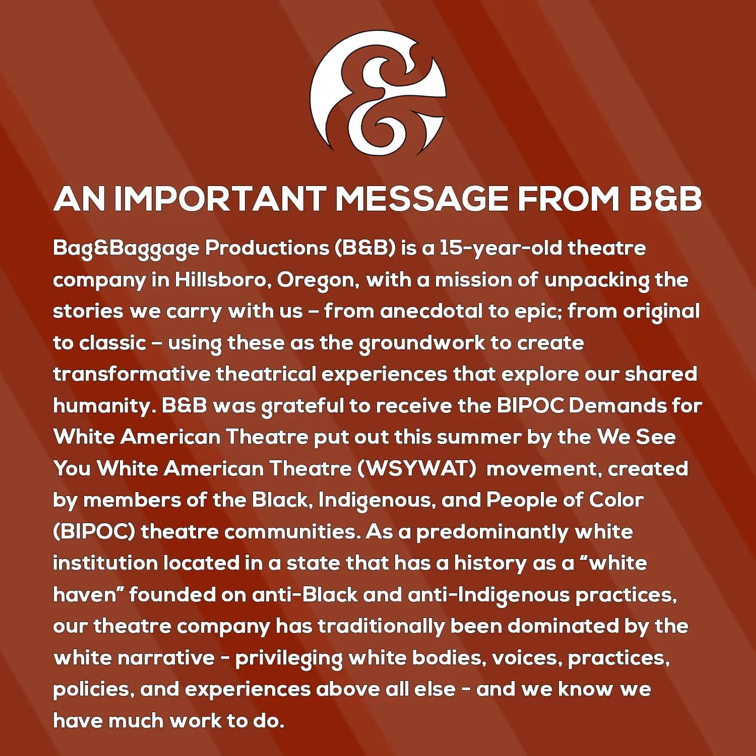 Bag&Baggage Productions Home