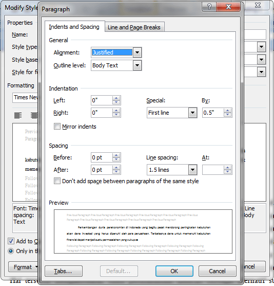 Format Skripsi Di Microsoft Word | Bagoeskrishna