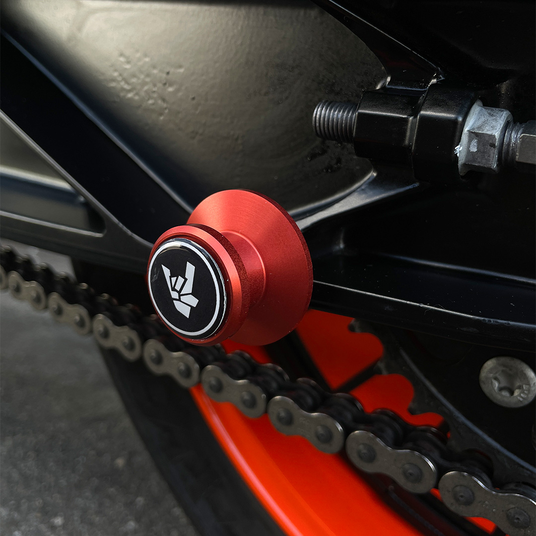 Paddock Stand Bobbins Red & Blue Bagoros Performance