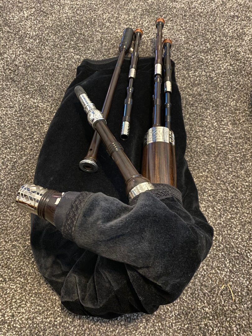 Bagpipe Central Fred Morrison, McCallum Blackwood Mouthblown smallpipes