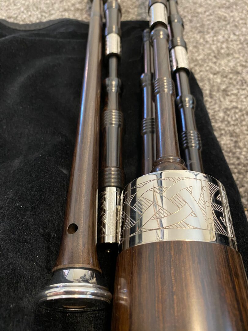 Bagpipe Central Fred Morrison, McCallum Blackwood Mouthblown smallpipes