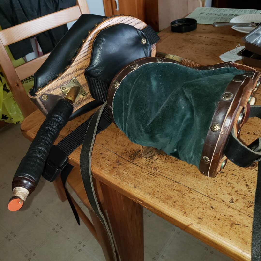 Bagpipe Central Two Uilleann Bellows for Sale