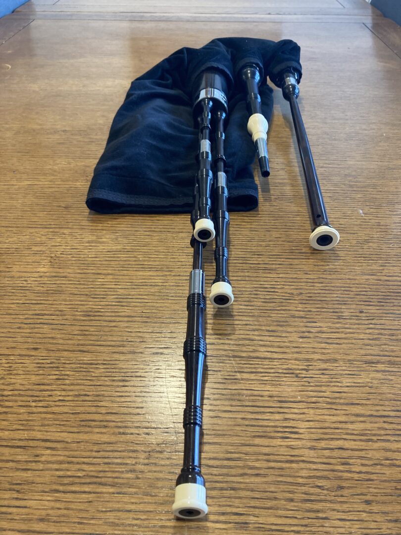 Bagpipe Central Blackwood Fred Morrison Small Pipes in A by McCallum