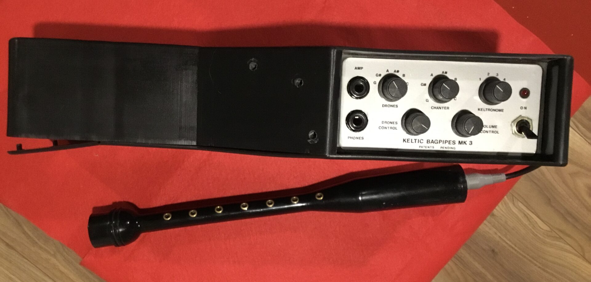 Bagpipe Central Electronic bagpipes. The original 1976 . In excellent condition still functional.