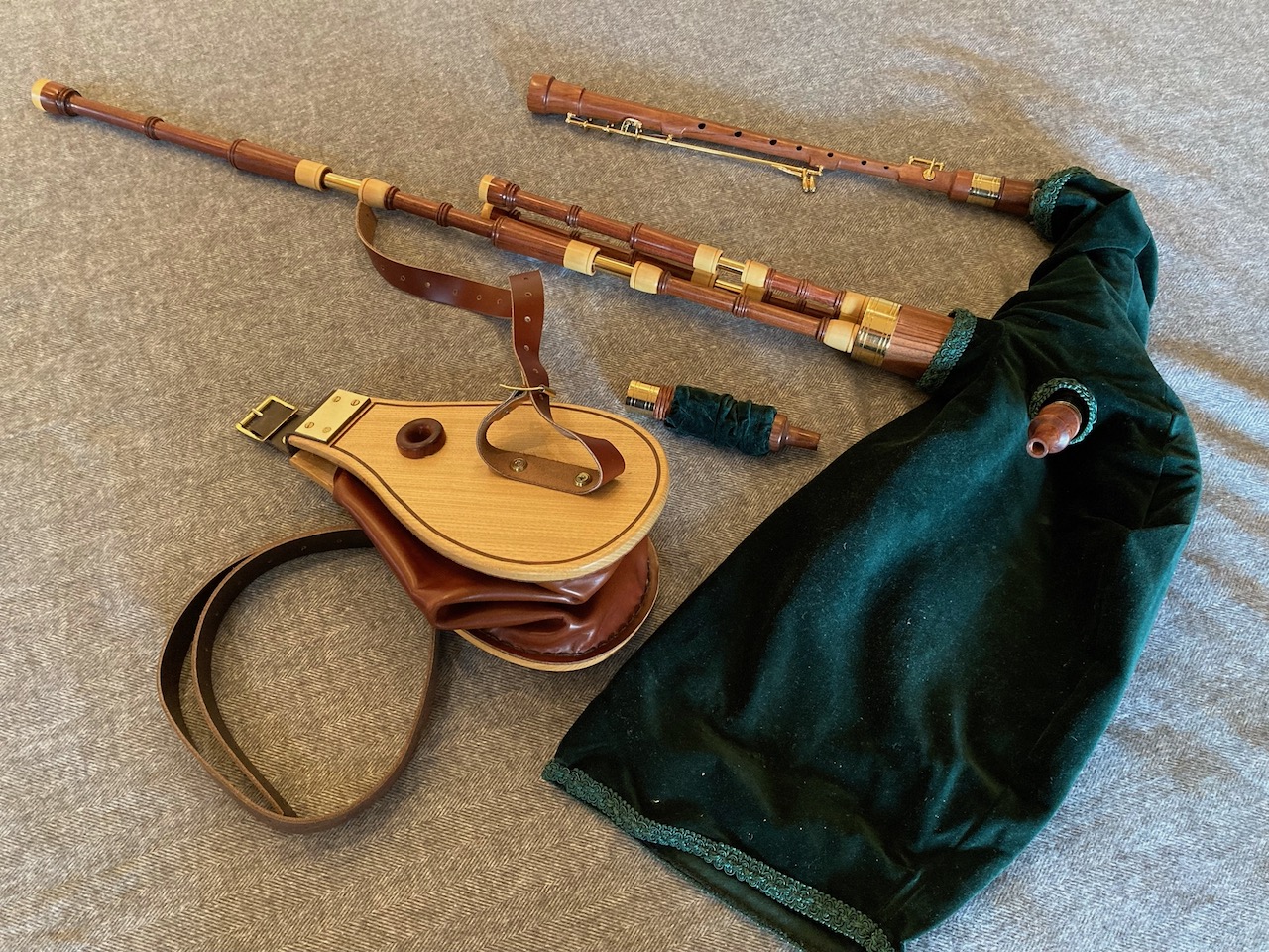 Bagpipe Central Garvie Border Pipes in A