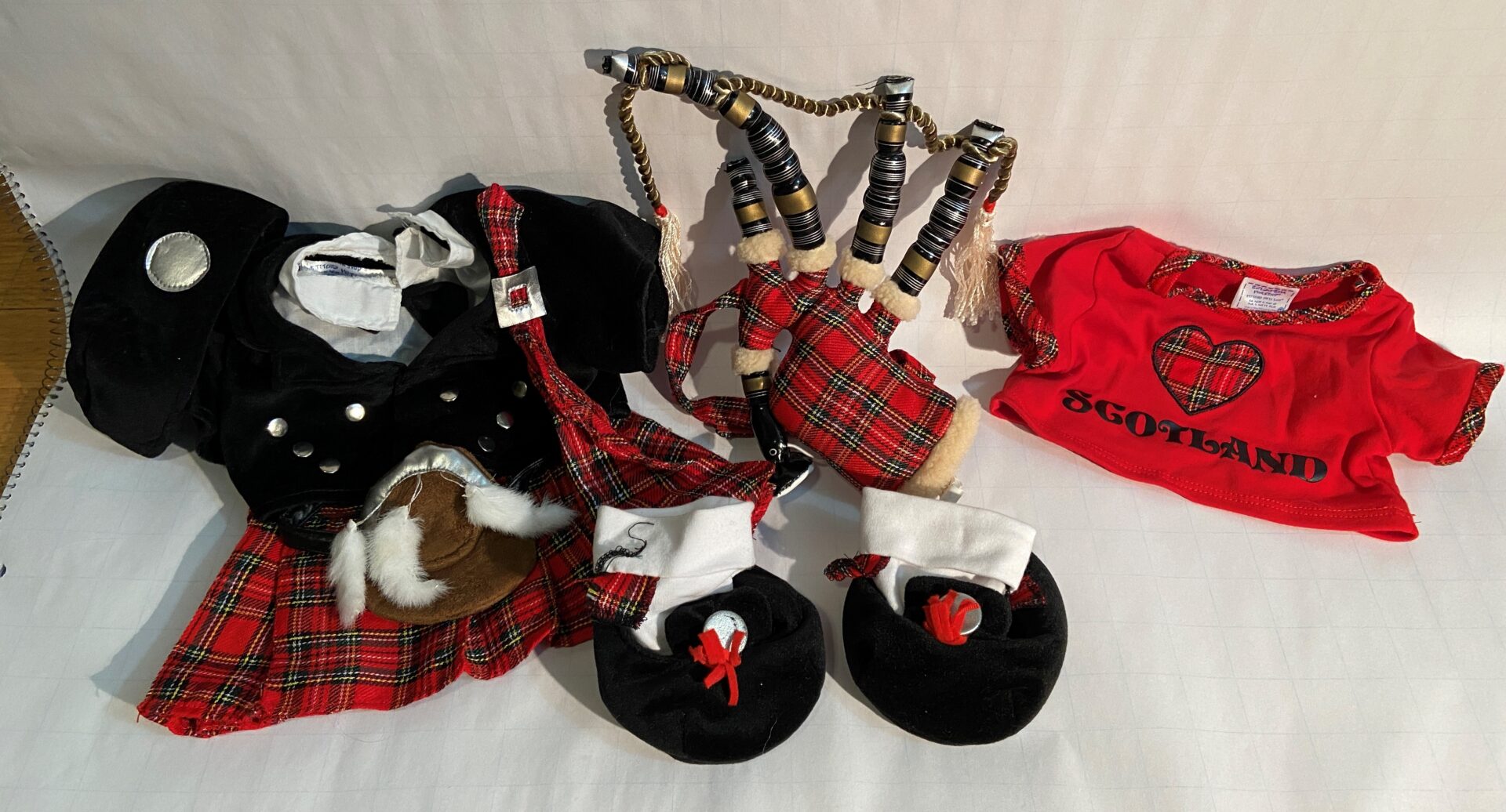 Bagpipe Central BuildABear Scottish Bagpipes, Vintage Highland