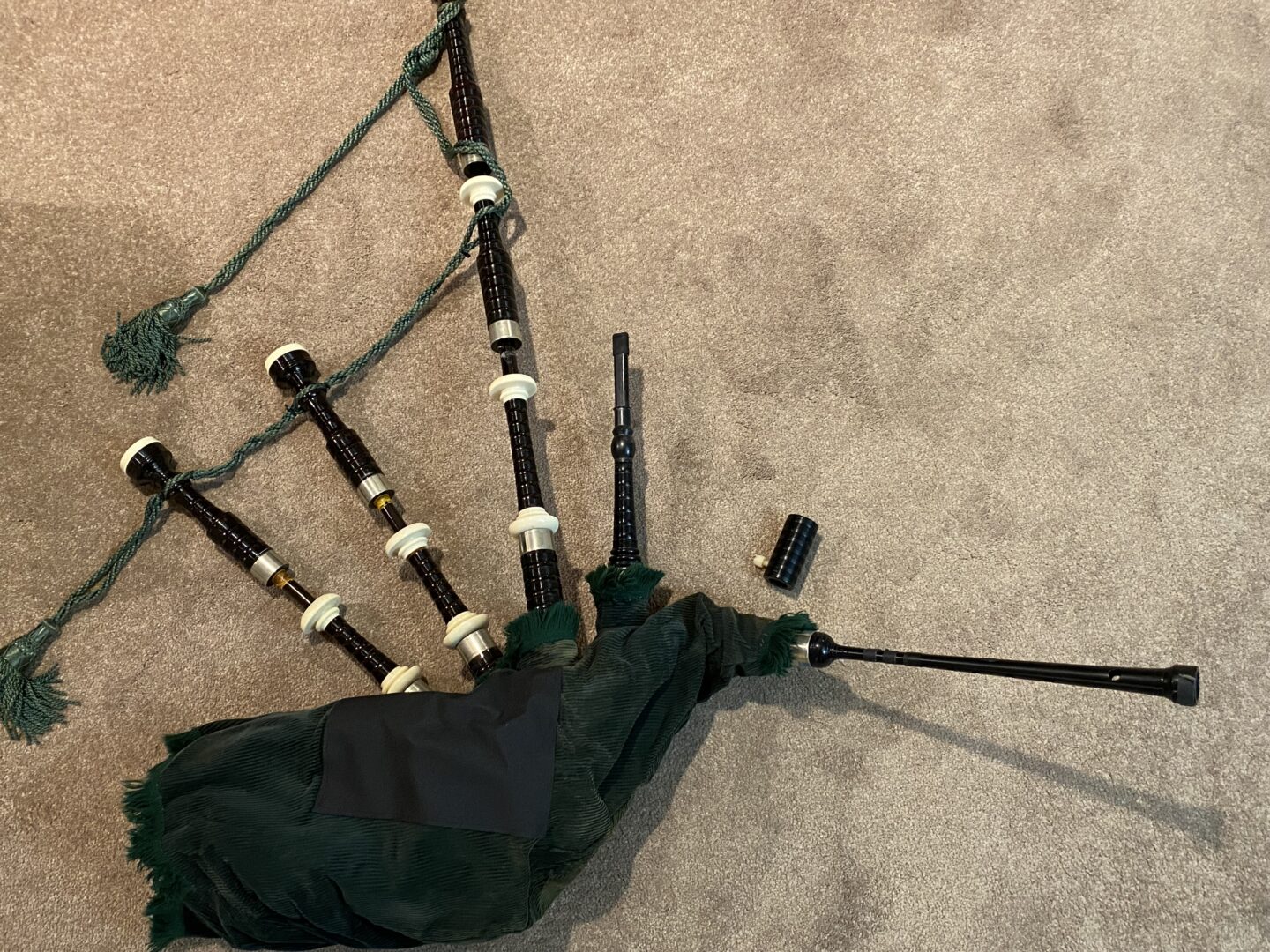 Bagpipe Central 1997 Kintail Pipes & Bannantyne GoreTex bag and