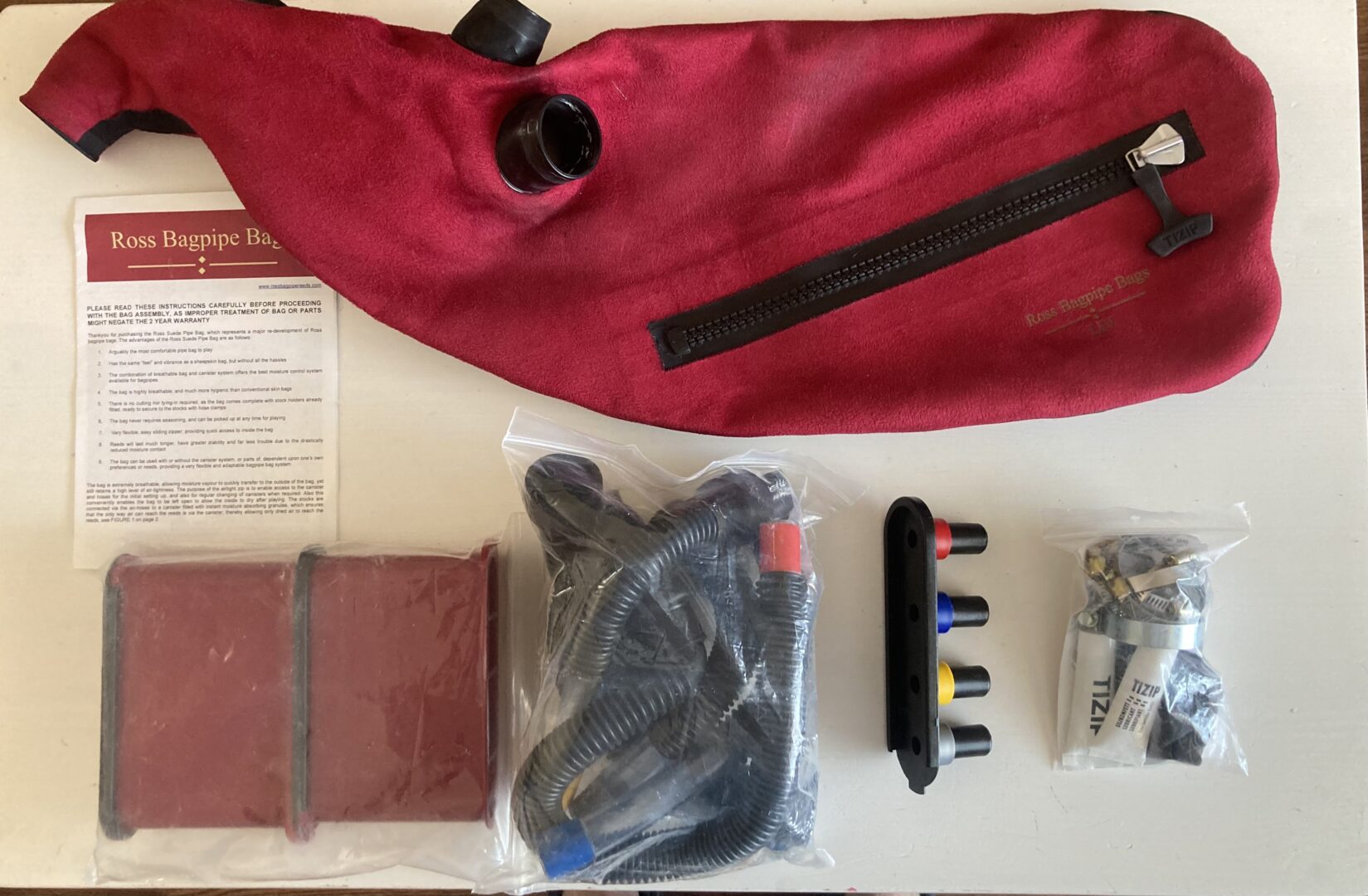 Bagpipe Central Complete Ross Livingstone Bag and Canister System