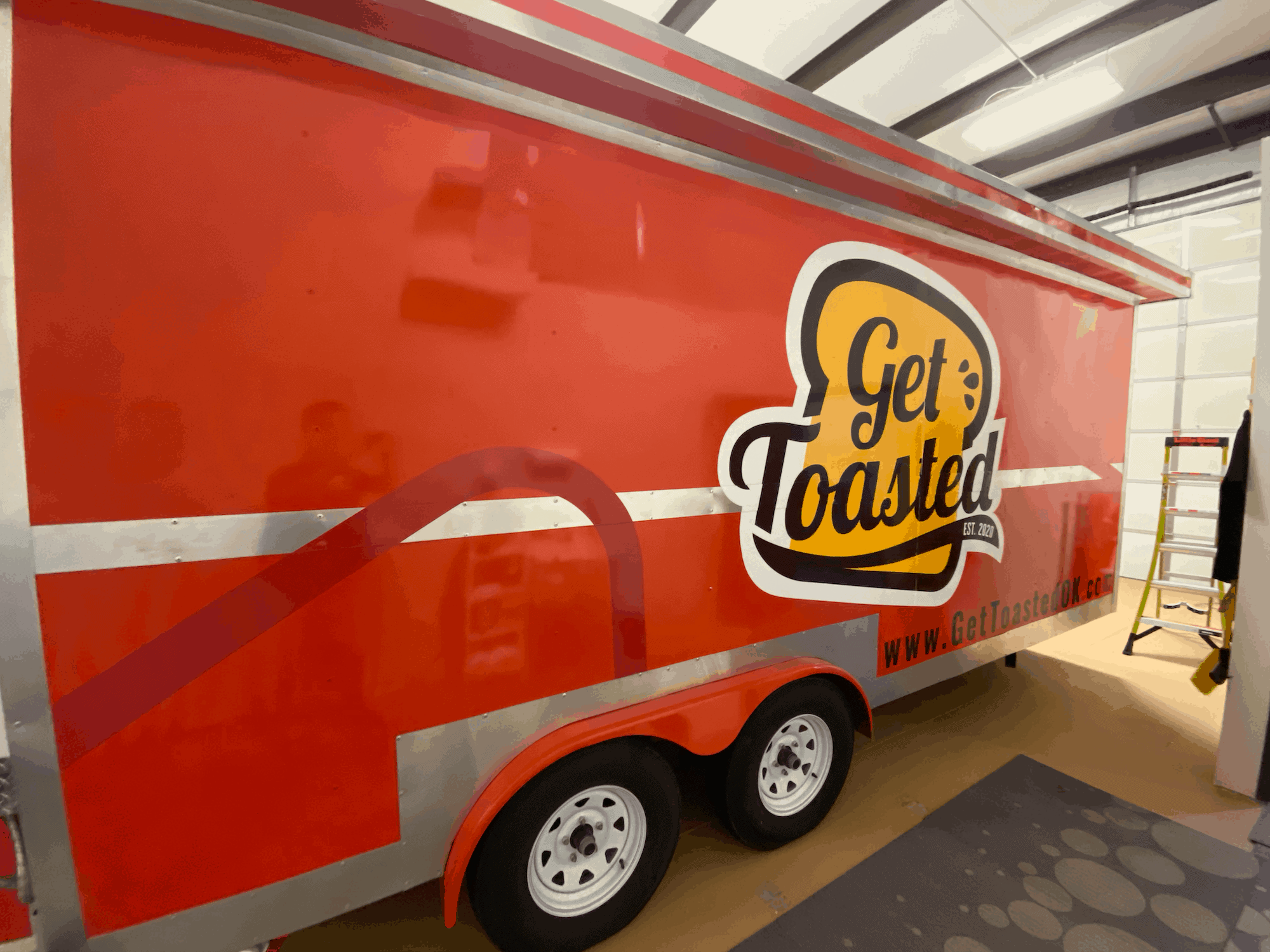Get Toasted Food Truck Wrap BA Graphics & Banners Broken Arrow