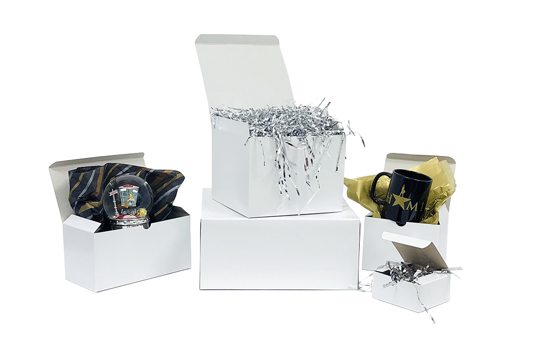 White Gift Boxes Bags and Boxes