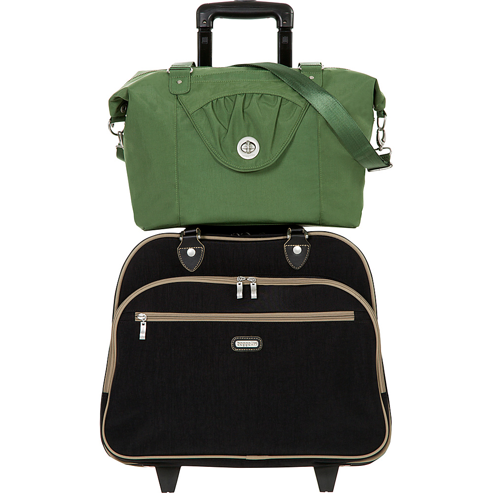 Baggallini Laptop Bag. Baggallini Avenue Travel Tote, Black, One Size.