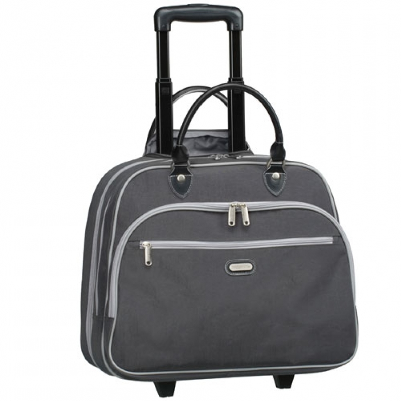 Baggallini Rolling Tote. Baggallini 4 Wheel Rolling Tote, Onyx Floral.