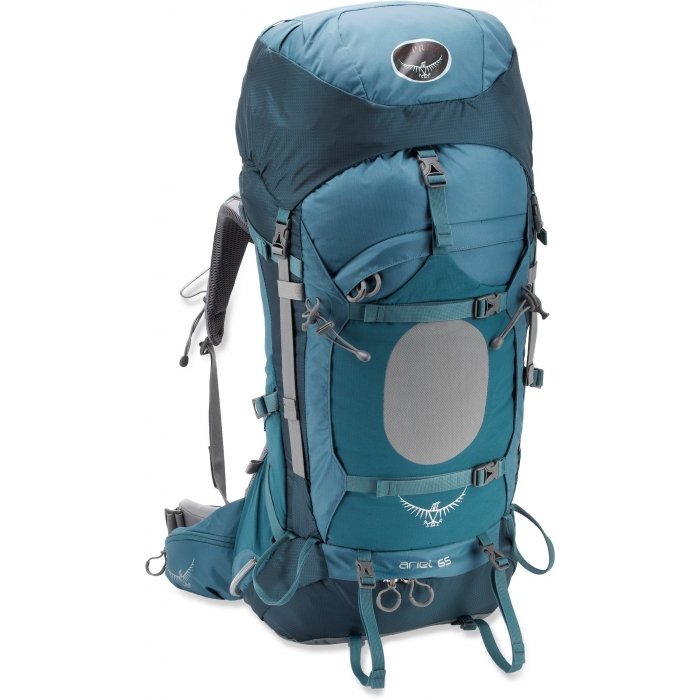 Osprey Ariel Backpack. Osprey Ariel Plus 60L Women's Backpacking Backpack, Night Jungle Blue, WM/L.
